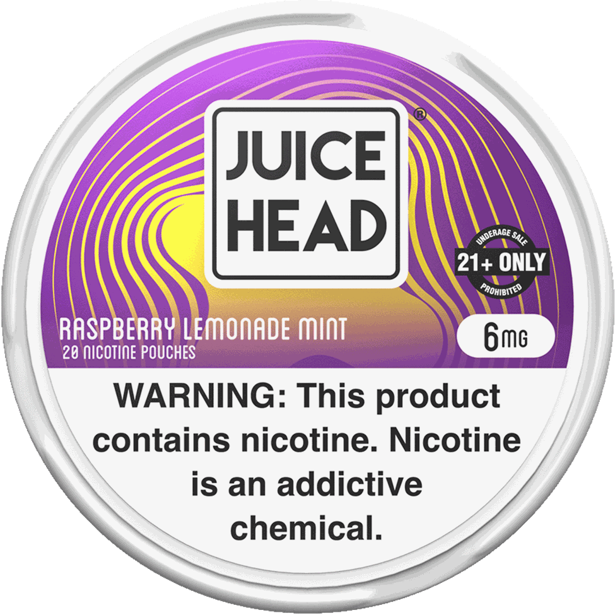 Juice Head Framboise Limonade Menthe 6mg