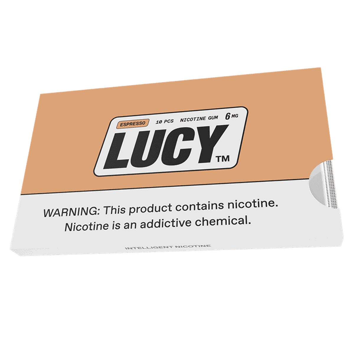 Gomme à la nicotine Lucy Espresso 6 mg