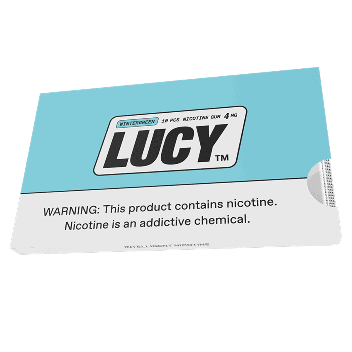 Gomme à la nicotine Lucy Wintergreen 4 mg