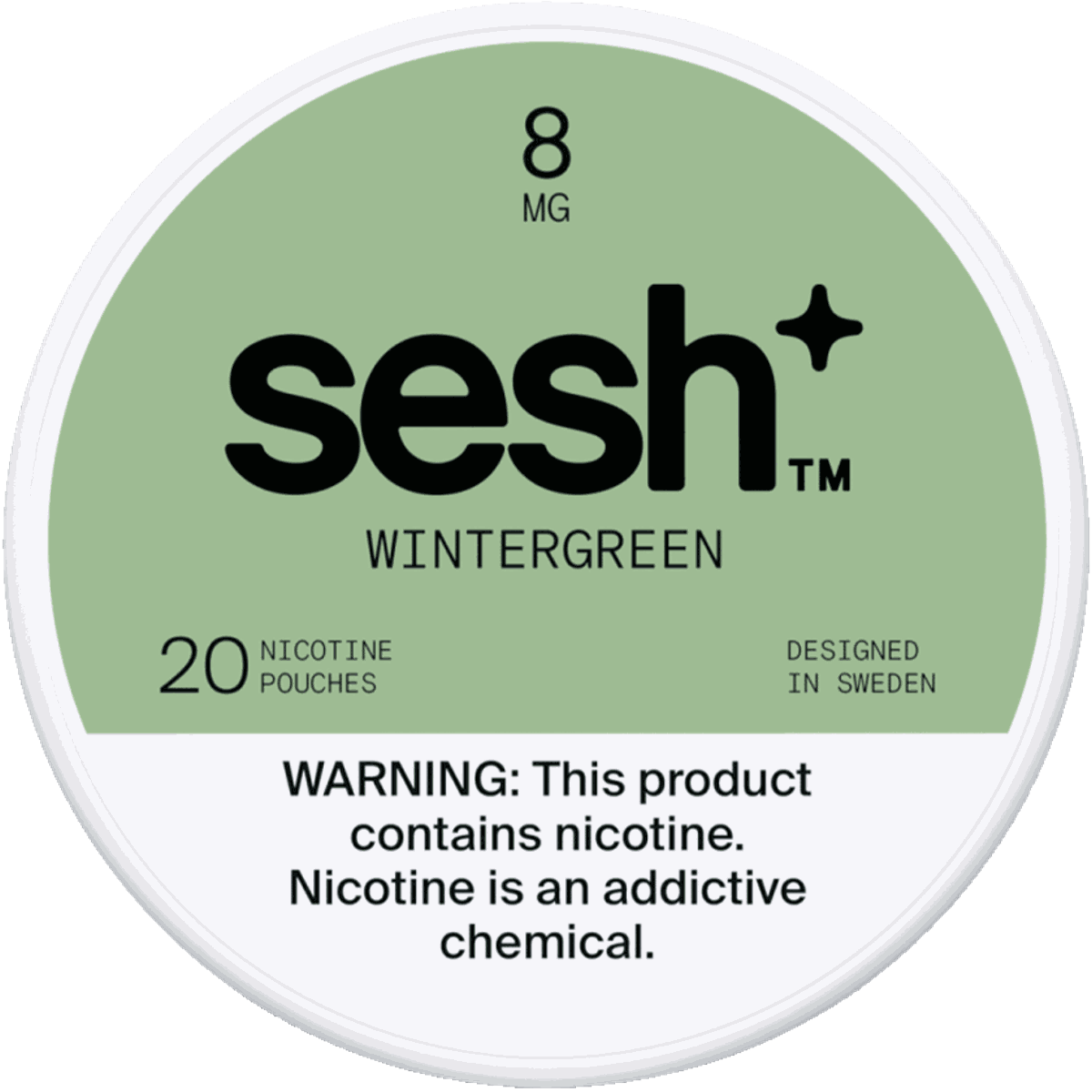 Sesh+ Wintergreen 8mg