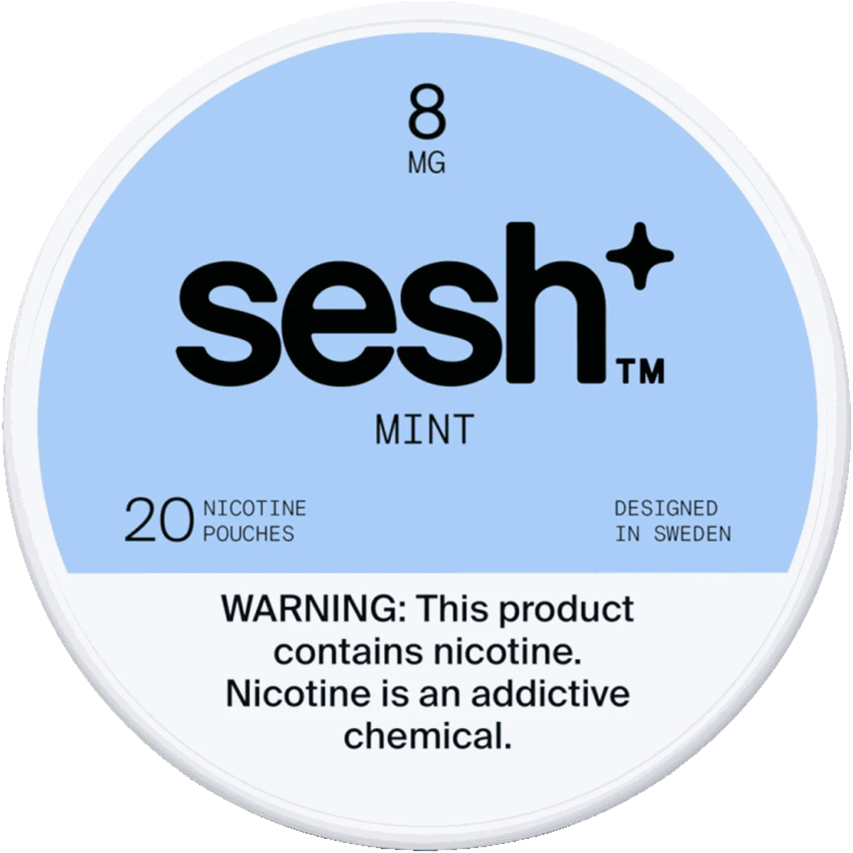 Sesh+ Menthe 8mg
