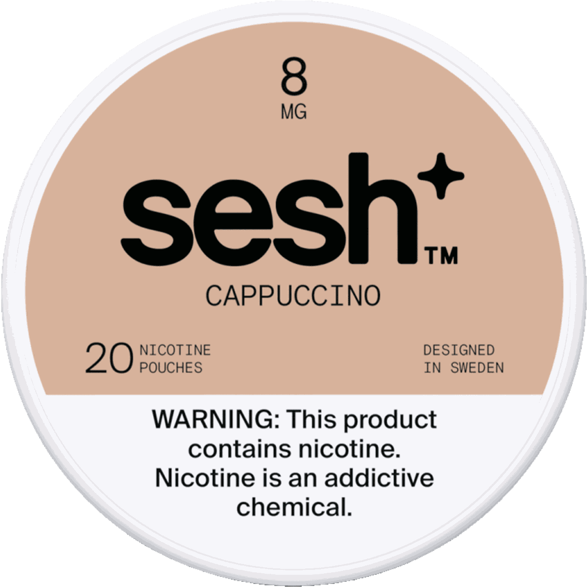Sesh+ Cappuccino 8mg