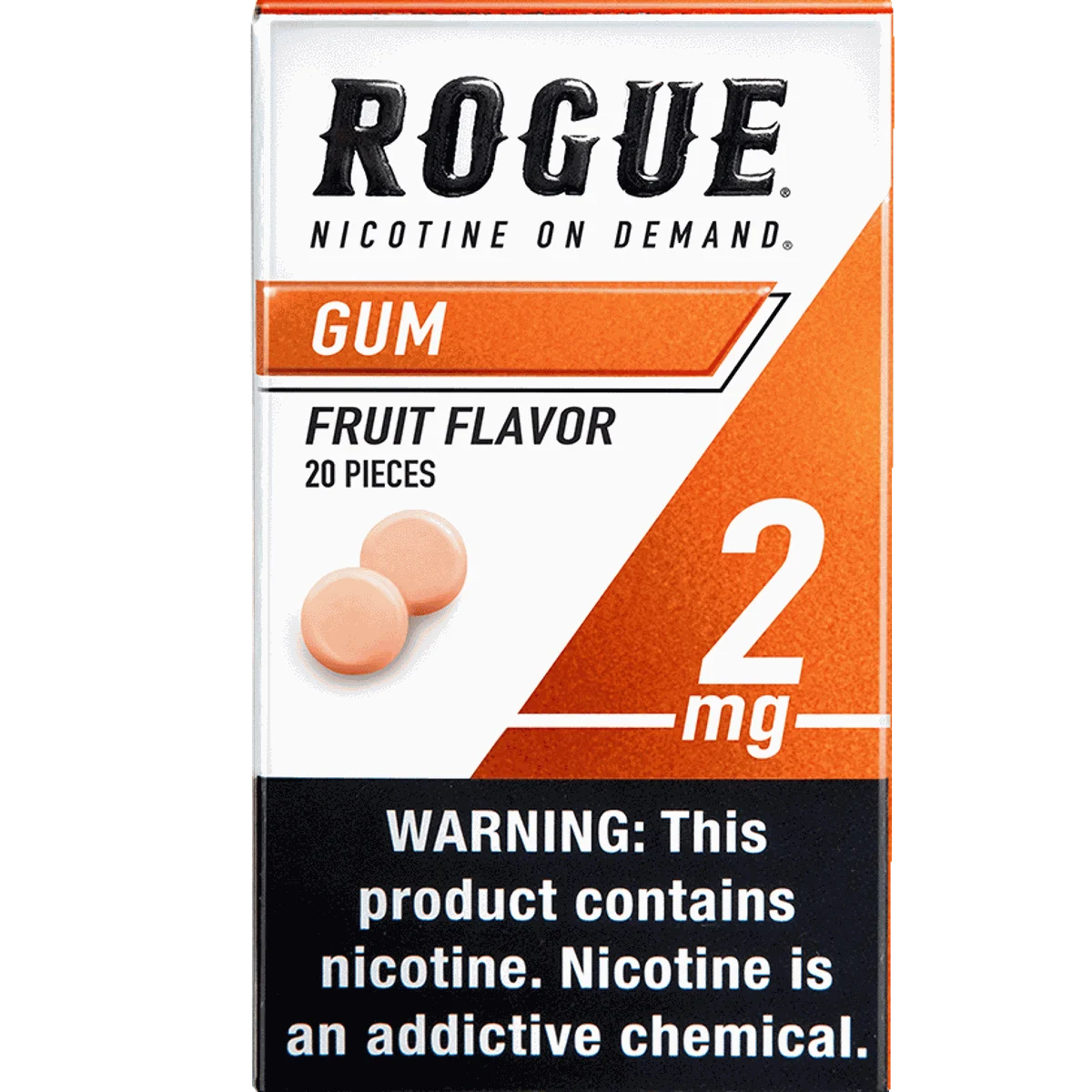Gomme Nicotine Rogue Fruit 2mg