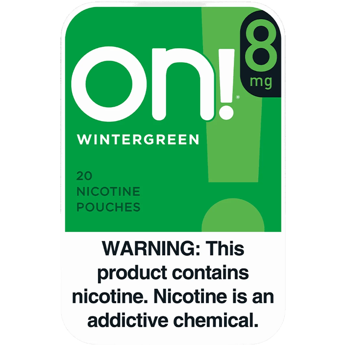 On! Wintergreen 8mg