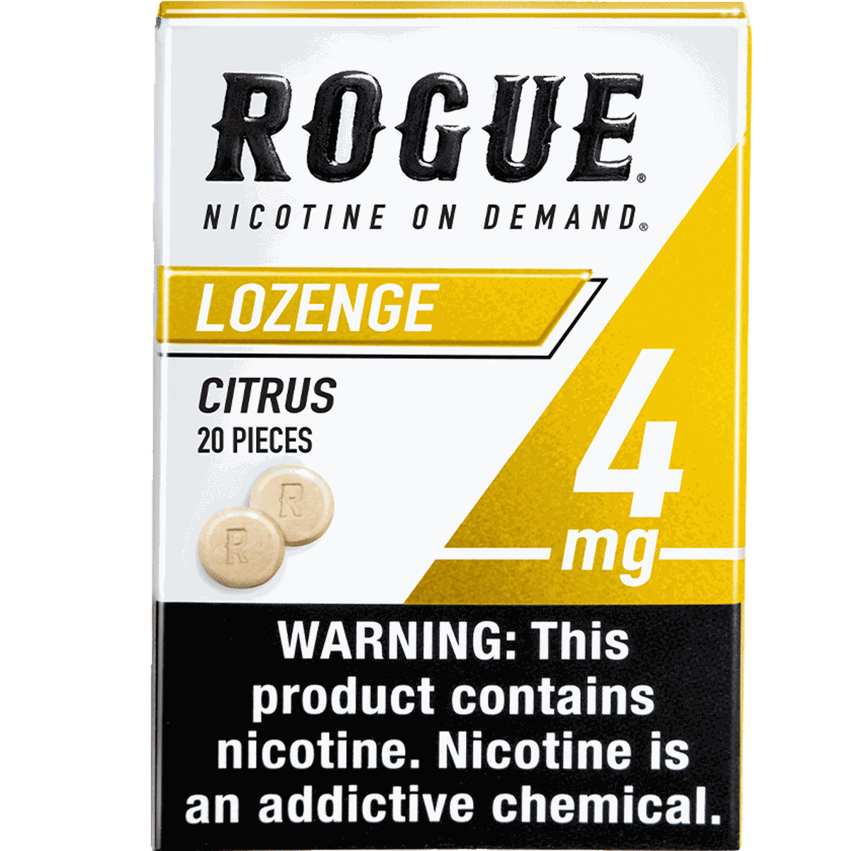 Lozenges Rogue Citrus 4 mg
