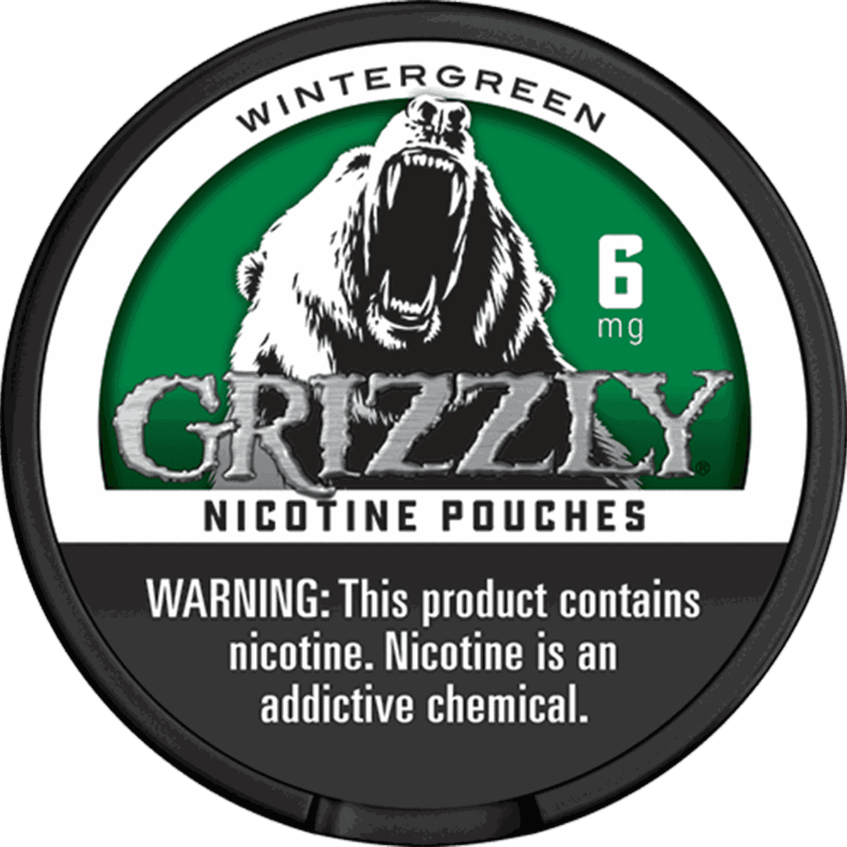 Grizzly Wintergreen 6mg