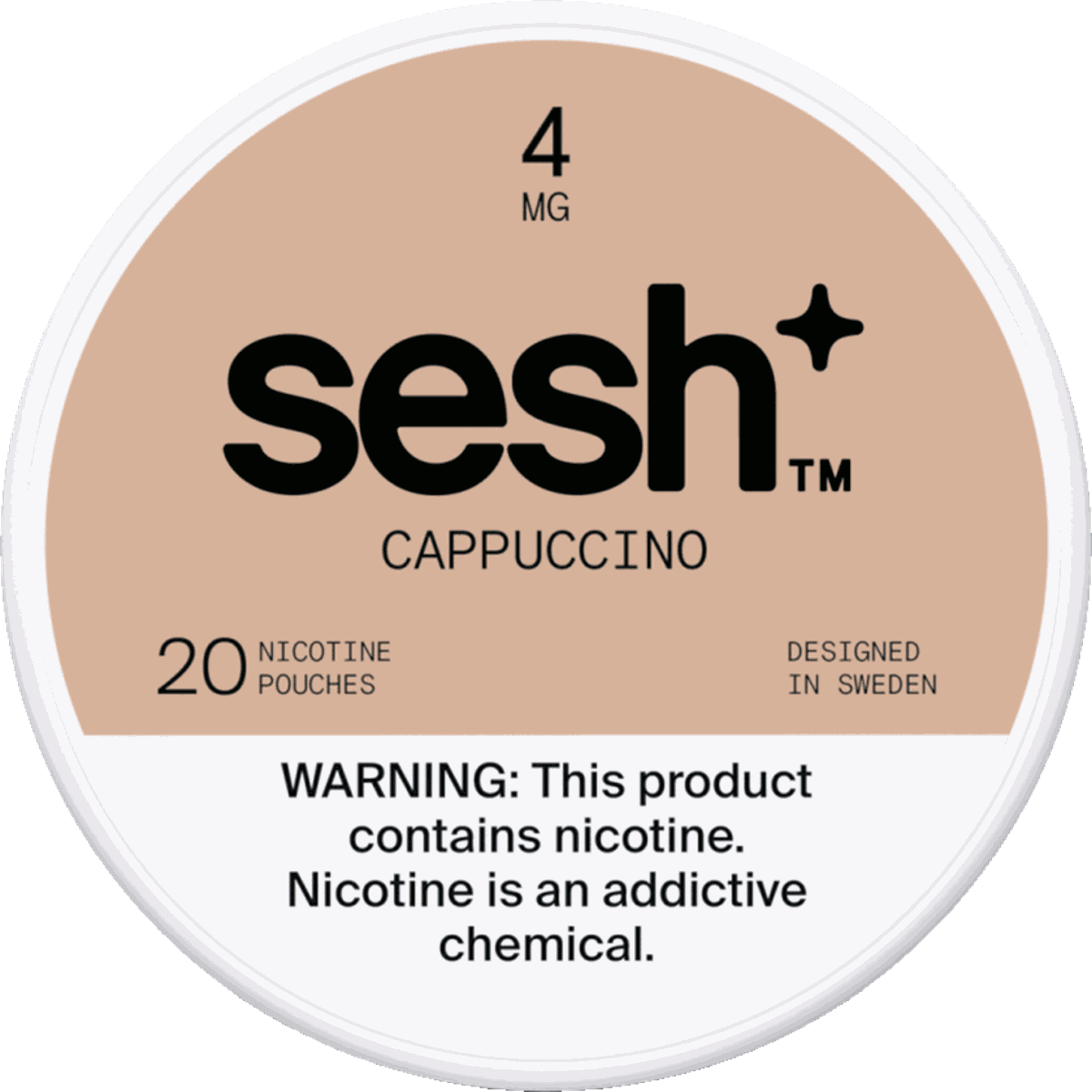 Sesh+ Cappuccino 4mg