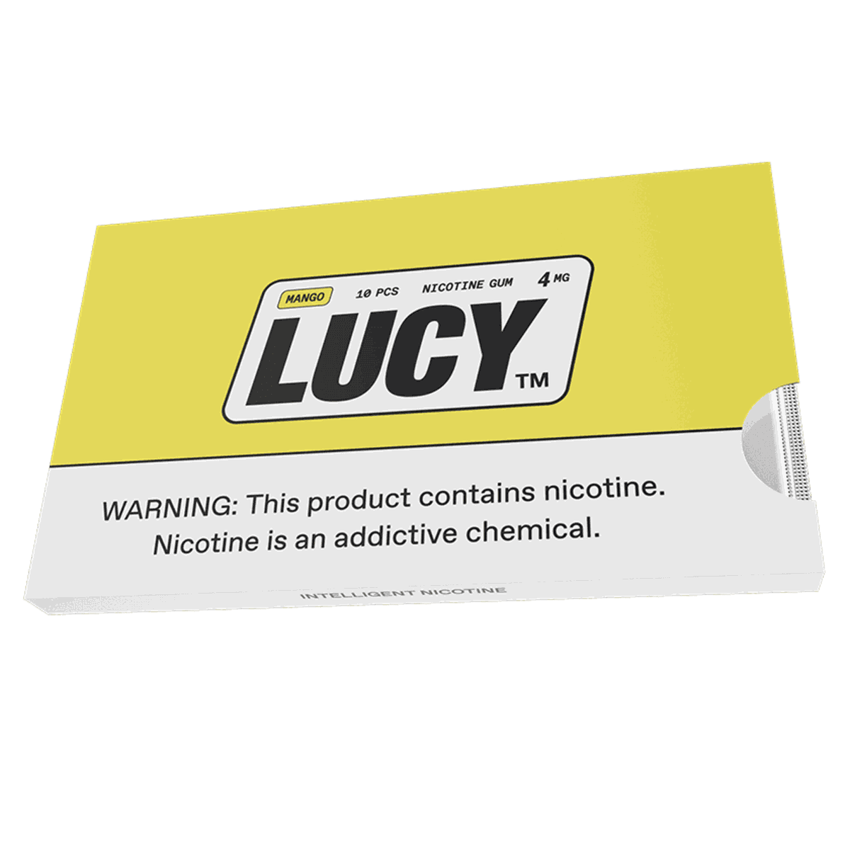 Gomme à la nicotine Lucy Mango 4 mg