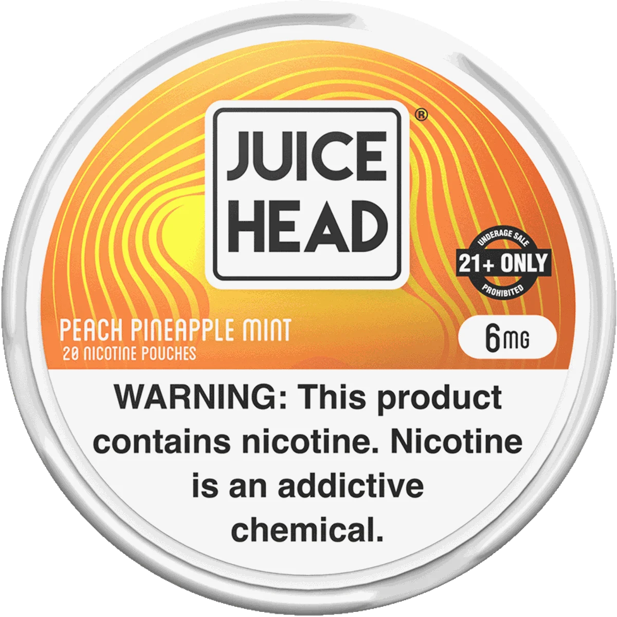 Juice Head Pêche Ananas Menthe 6mg