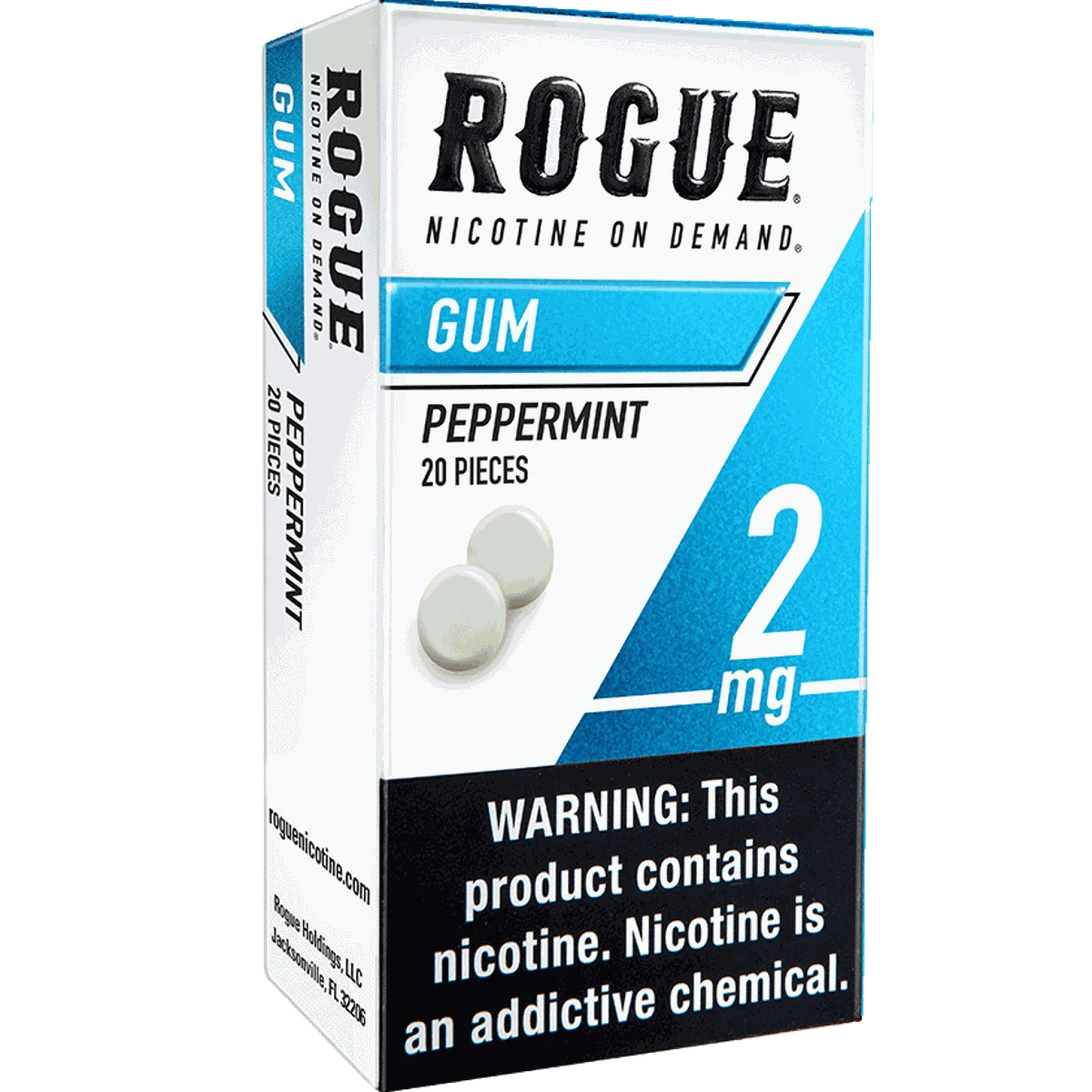 Gomme Rogue Peppermint 2 mg