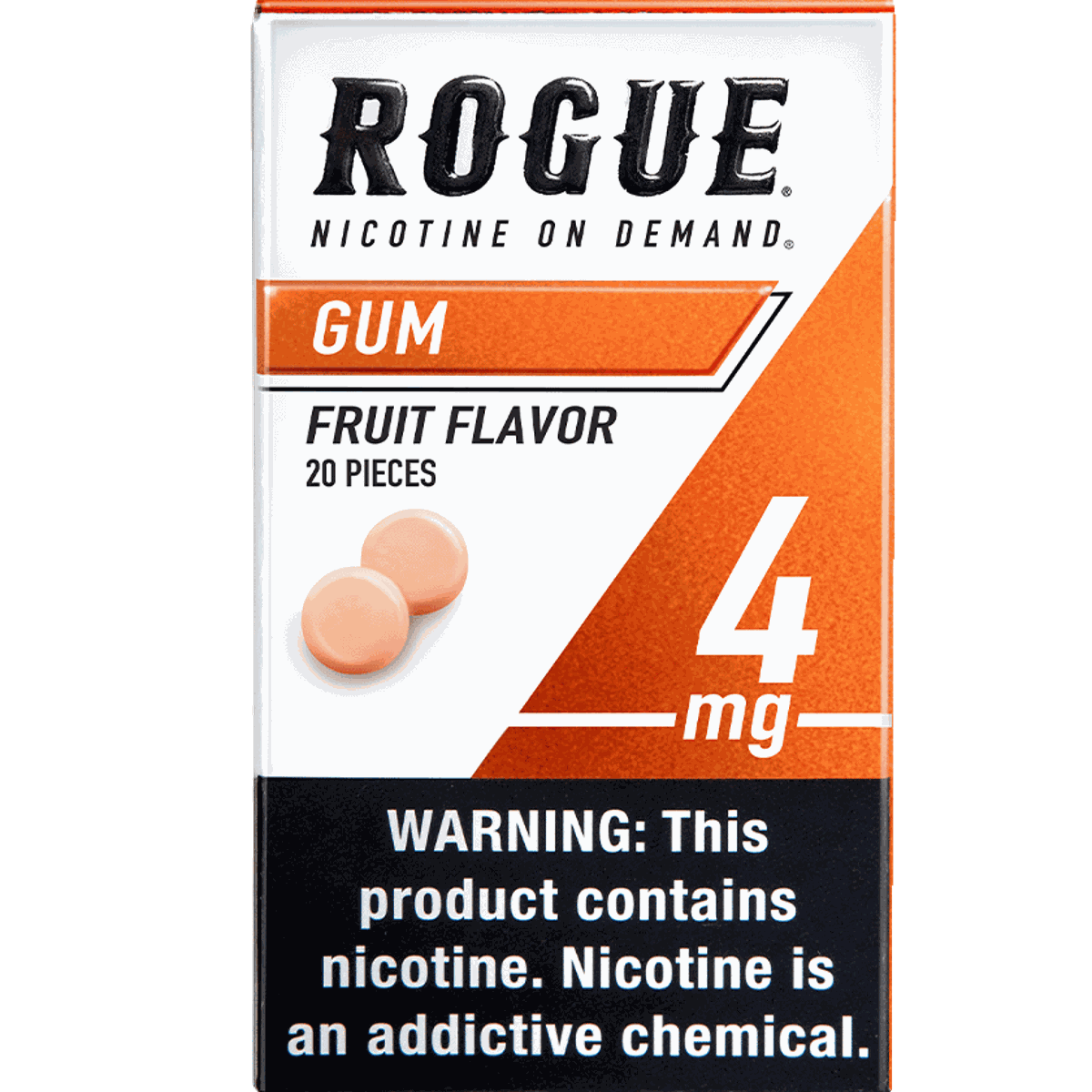 Gomme Nicotine Rogue Fruit 4mg