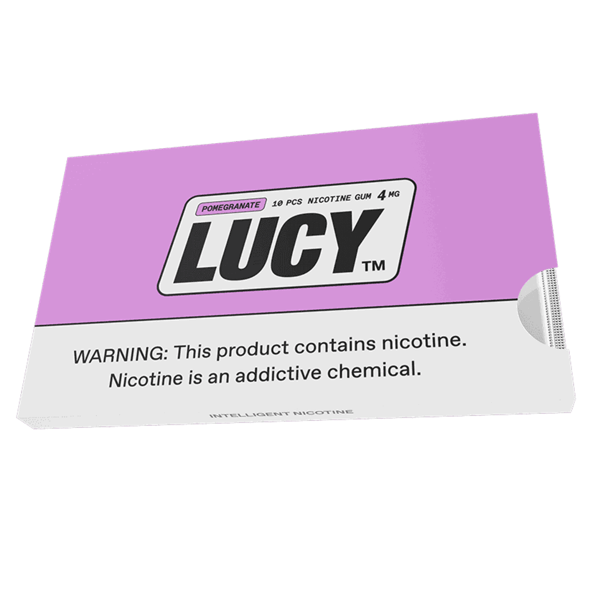 Gomme à la nicotine Lucy Pomegranate 4 mg