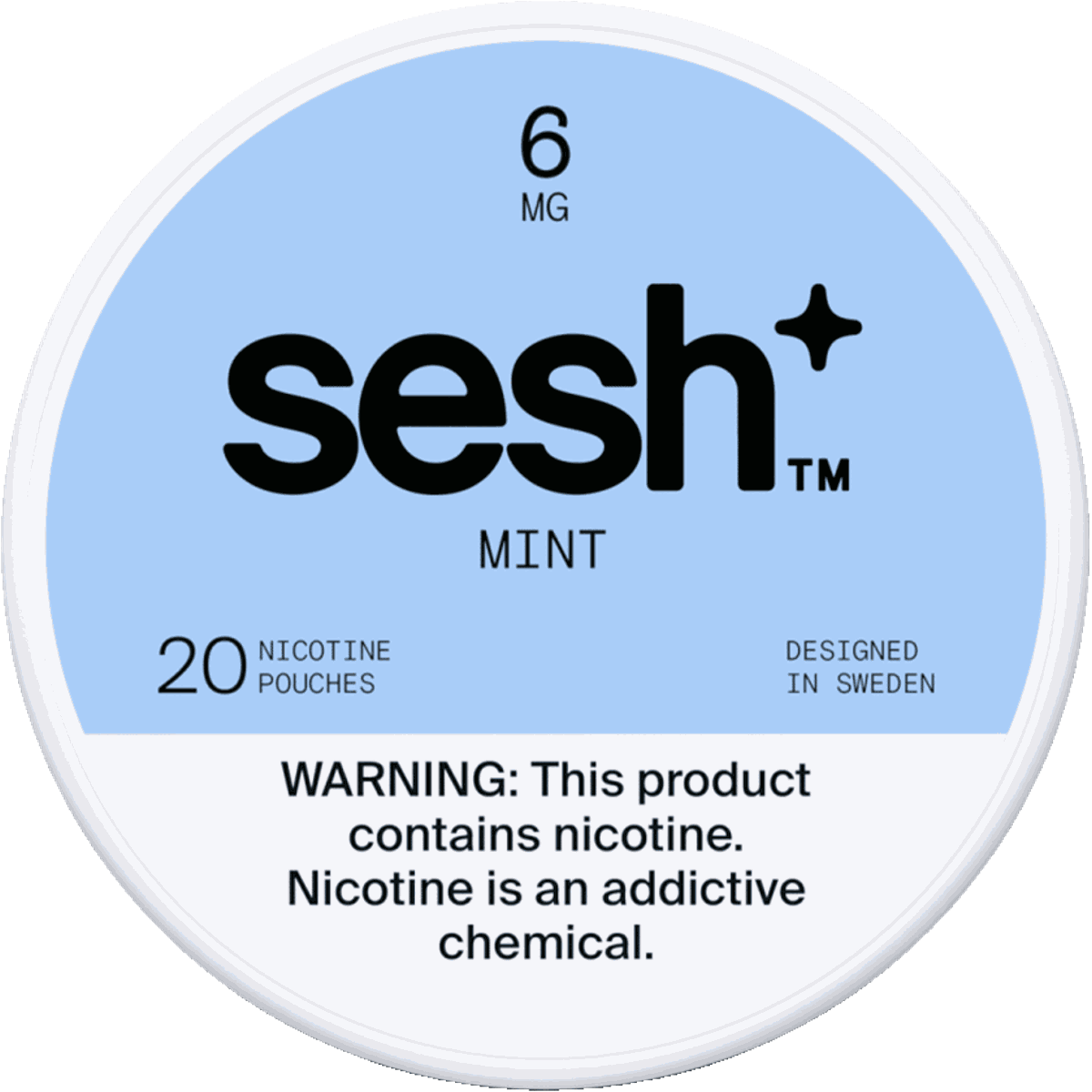 Sesh+ Menthe 6 mg