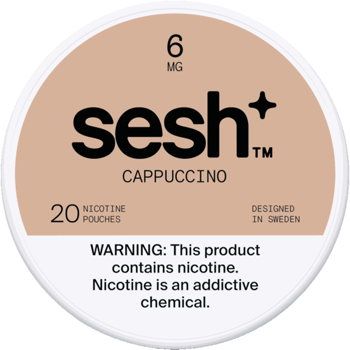 Sesh+ Cappuccino 6mg