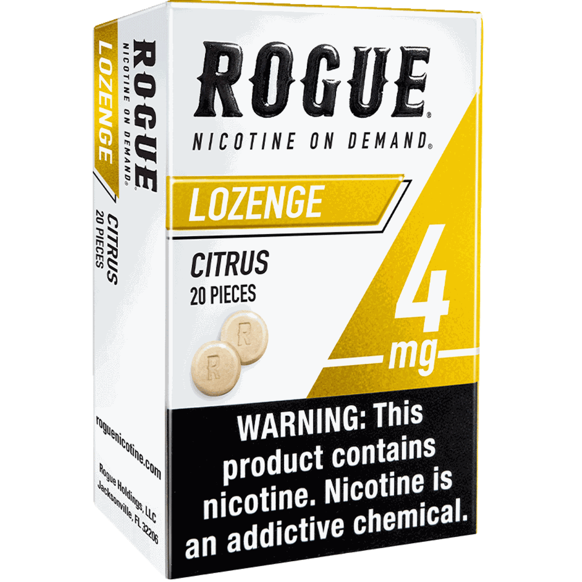 Lozenges Rogue Citrus 4 mg